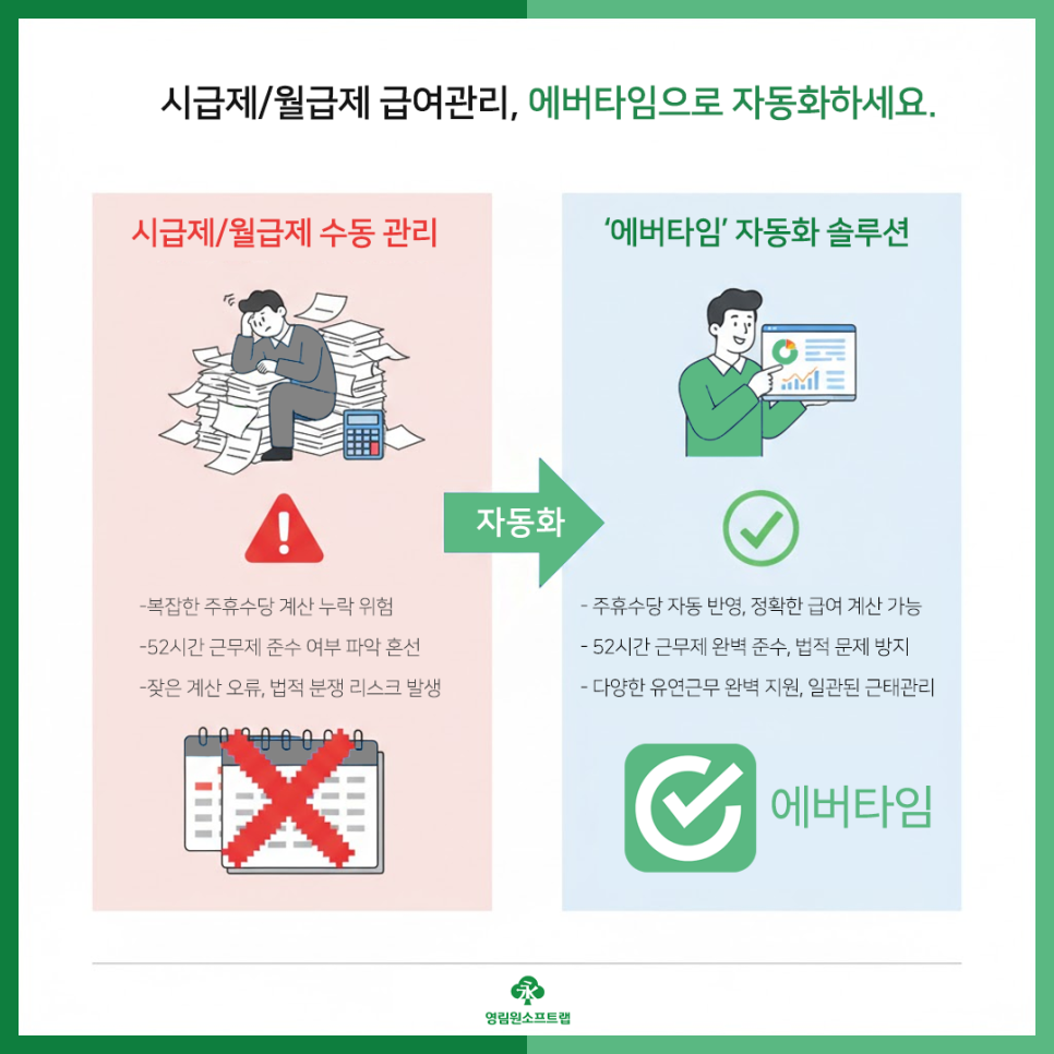 에버타임 근태관리 솔루션