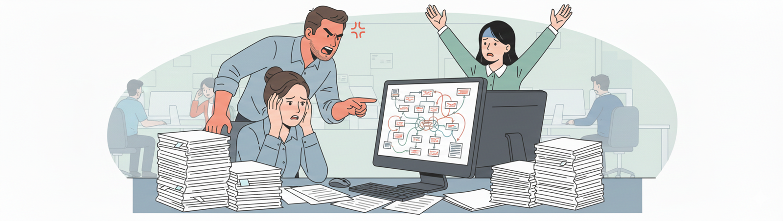 현업 부서 불만