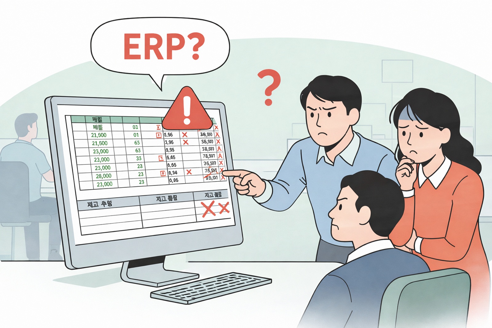 ERP 시스템 문제 ERP 시스템 문제