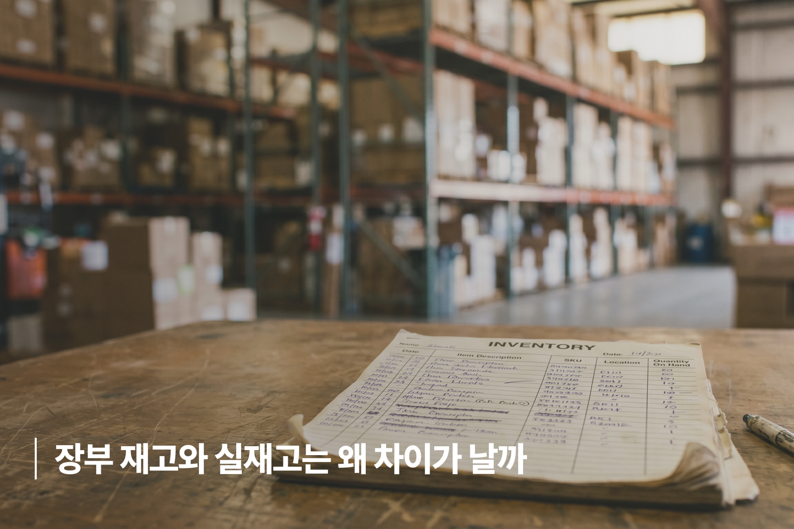 ERP 재고관리