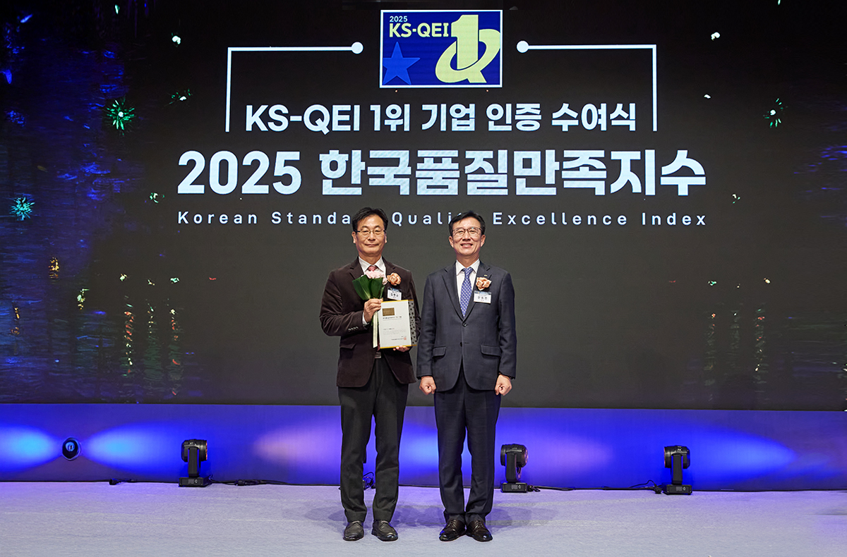 에몬스 ‘2025 한국품질만족지수(KS-QEI)’ 가정용가구 부문 1위 수상