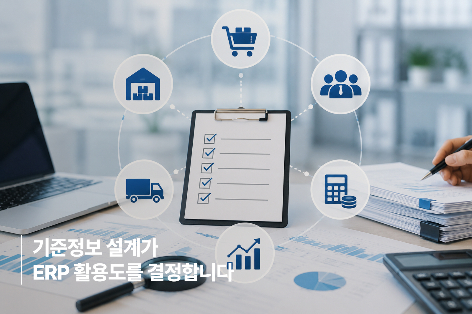 기준정보 설계가 ERP 활용도를 결정합니다 기준정보 설계가 ERP 활용도를 결정합니다